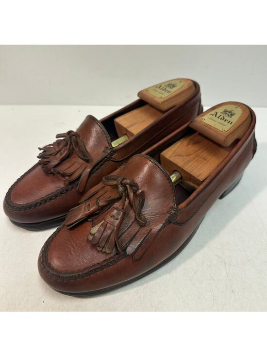 RESOLED Rancourt & Co. x Polo Ralph Lauren Tassel Loafers Bench Made USA 9.5 D main image 8
